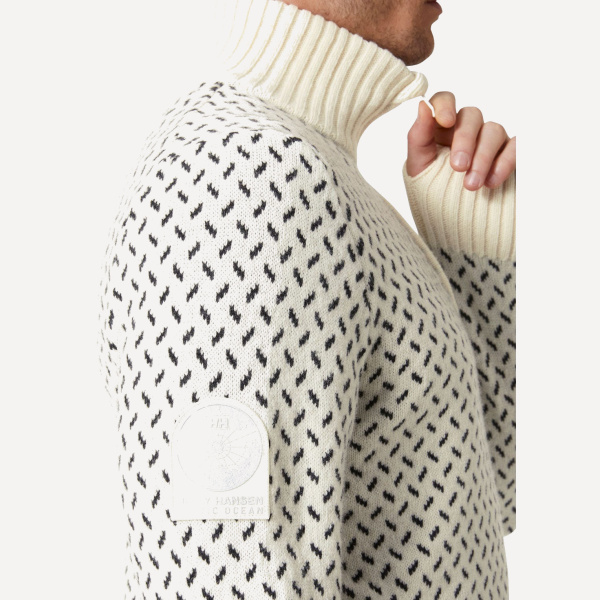 Свитер HH Man Arctic Ocean Icelander Wool Knit ½ Zip Sweater (; S; Snow)